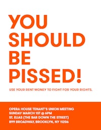 you should be pissed